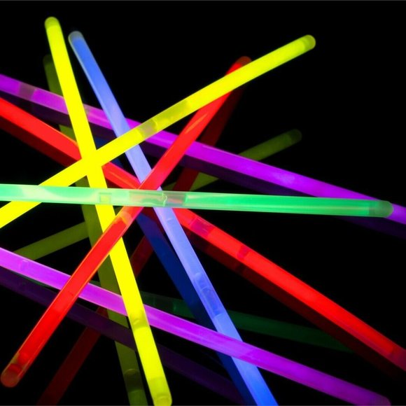 32 NECKLACE GLOW STICKS - 22" Halloween Party Rave Light Costume Jewelry - Picture 2 of 3